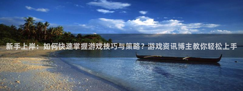 多彩娱乐咨询：新手上岸：如何快速掌握游戏技巧与策略？游戏资讯